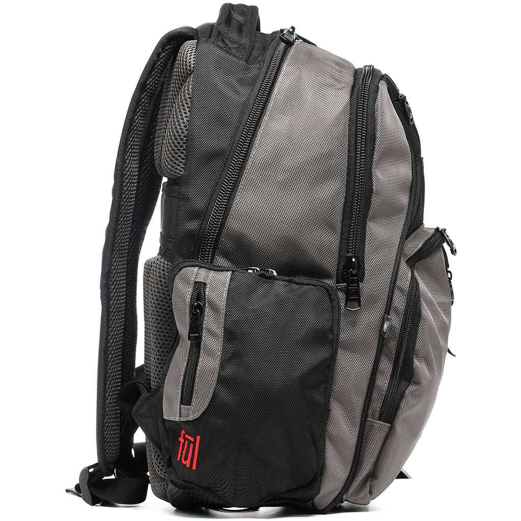 FUL Alleyway Black/Titanium Touch-N-Go Backpack