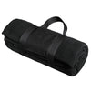 Port Authority Black Fleece Blanket with Carrying Strap
