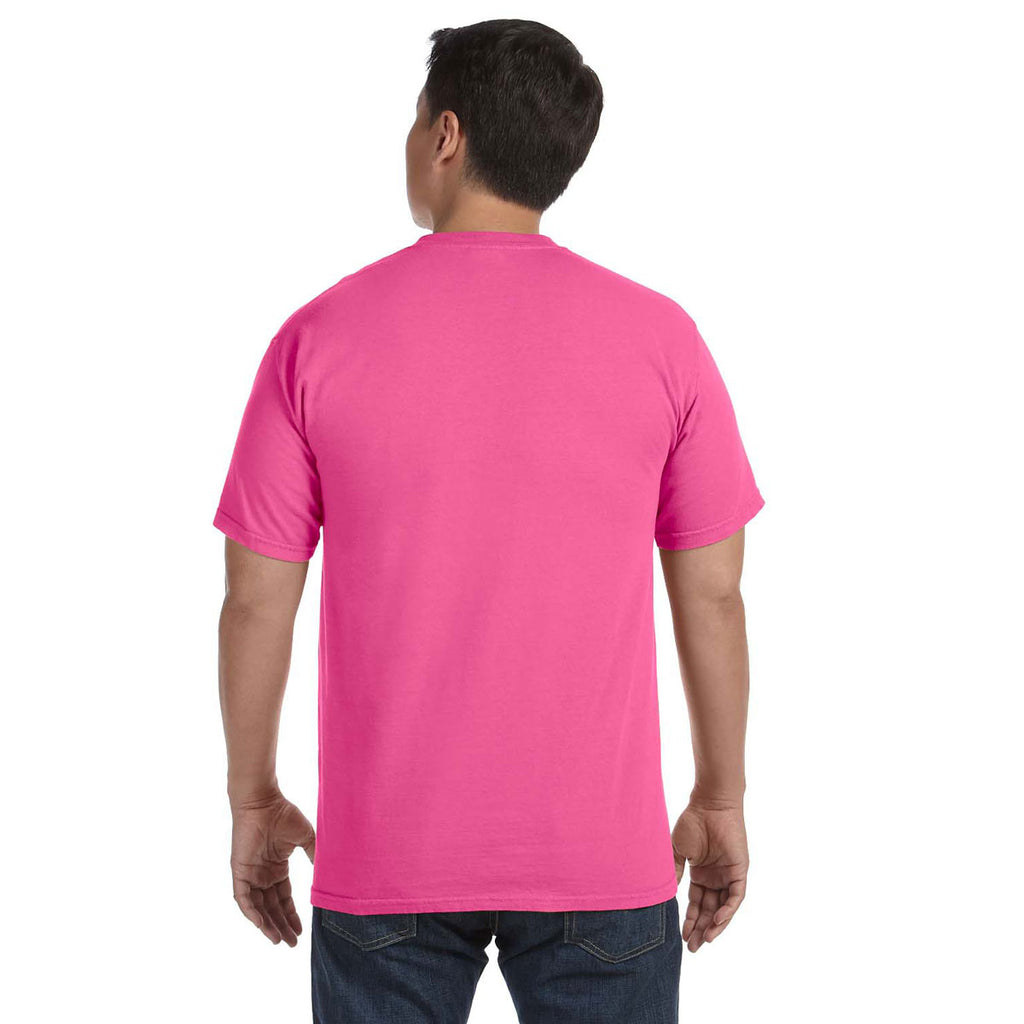 Comfort Colors Men's Neon Pink 6.1 Oz. T-Shirt