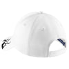 Port Authority White/Black Racing Cap with Flames