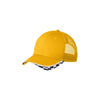 Port Authority Solar Yellow Checkered Racing Mesh Back Cap