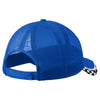 Port Authority Cobalt Blue Checkered Racing Mesh Back Cap