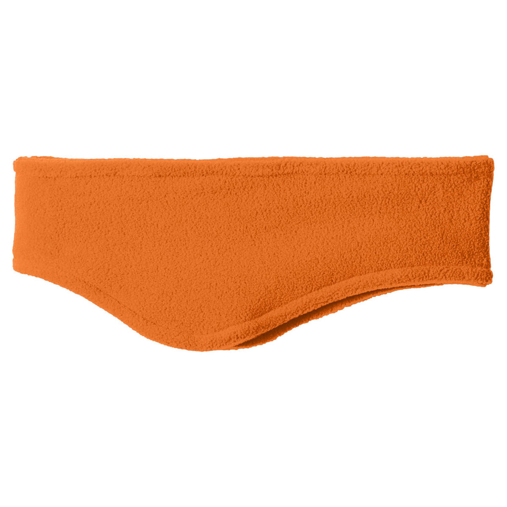 Port Authority Orange R-Tek Stretch Fleece Headband
