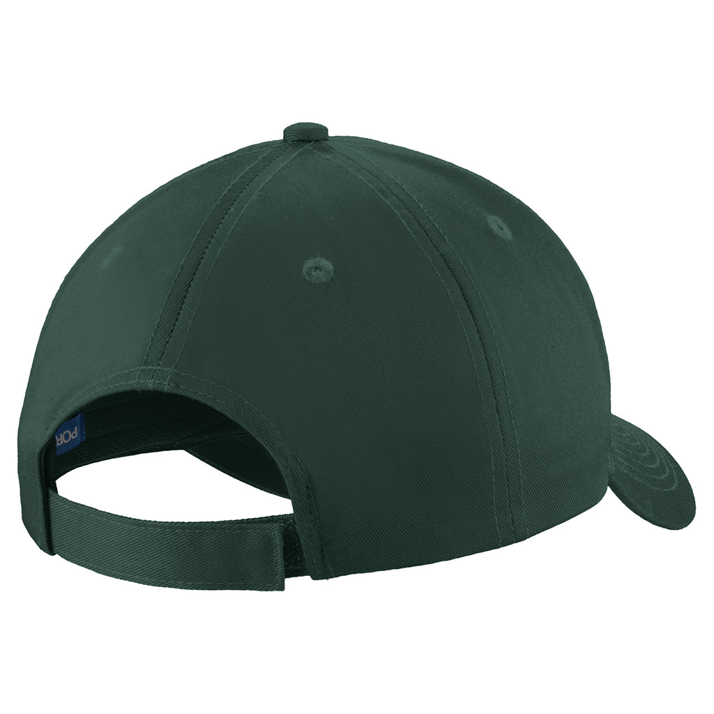 Port Authority Dark Green Uniforming Twill Cap