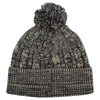 AHEAD University Grey/Ivory Heathered Cable Knit Beanie