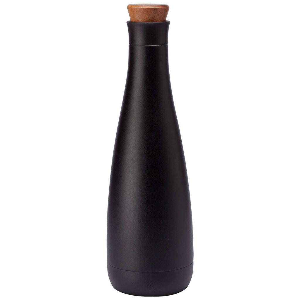 Manna Black 25 oz. Carafe Steel Bottle