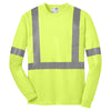 CornerStone Safety Yellow ANSI 107 Class 2 Long Sleeve Safety T-Shirt