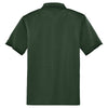 CornerStone Men's Dark Green/Black Select Snag-Proof Tipped Pocket Polo