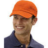 Adams Men's Orange/Navy 6-Panel Low-Profile Ultra Heavyweight Brushed Twill Sandwich Cap