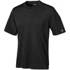 Champion Youth Black Double Dry 4.1-Ounce Interlock T-Shirt