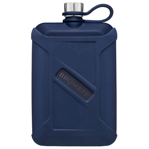 BruMate Matte Navy Swirl Liquor Canteen 8oz
