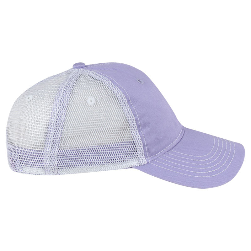 AHEAD Lavender/White Pigment Dyed Mesh Cap