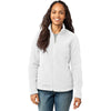 Eddie Bauer Women's White Full-Zip Fleece Jacket