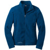 Eddie Bauer Women's Deep Sea Blue Full-Zip Fleece Jacket