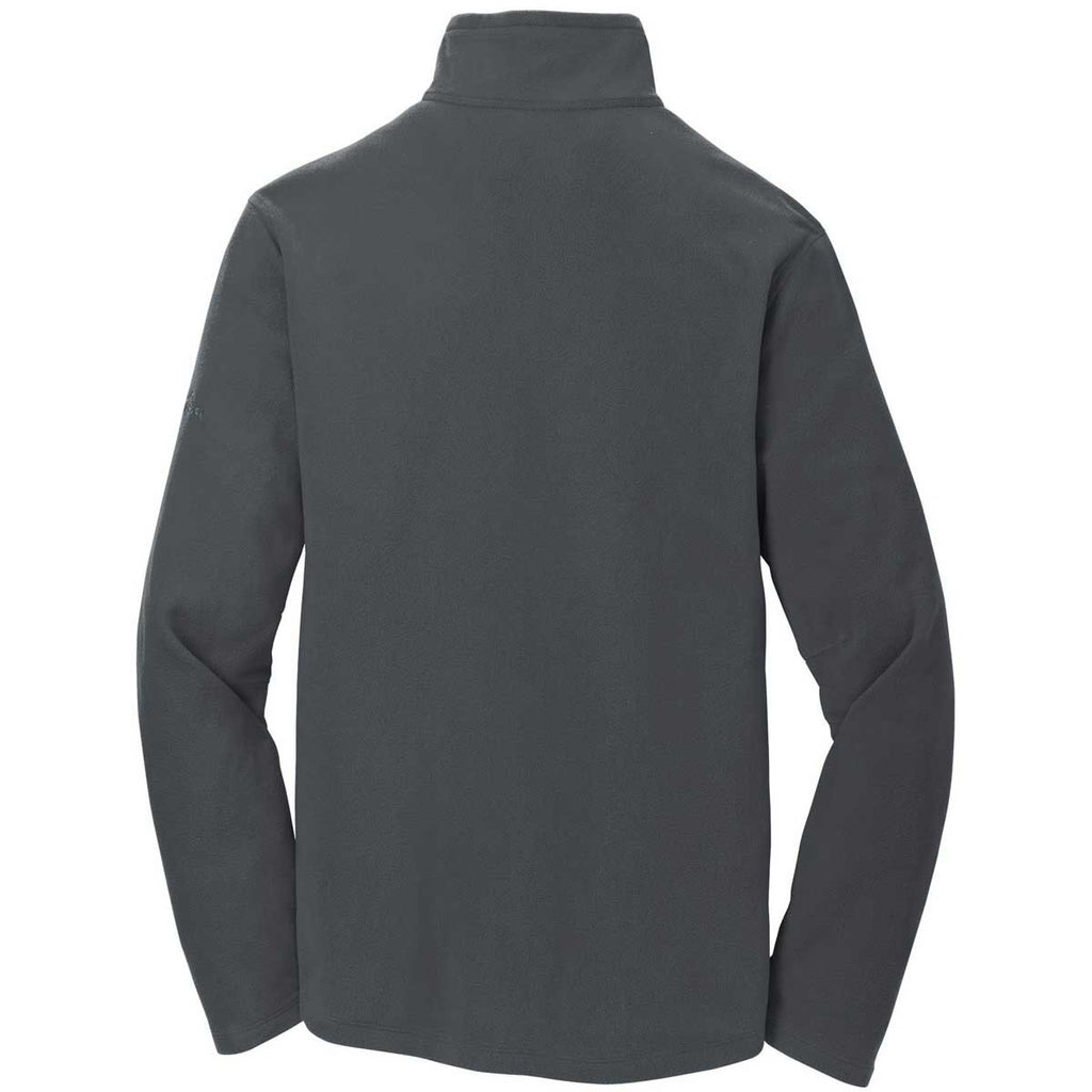 Eddie Bauer Men's Grey Steel Half Zip Microfleece Jacket