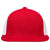 Pacific Headwear Red/White/Red Premium M2 Performance Trucker FlexFit Cap
