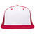 Pacific Headwear White/Red/Red Premium P-Tec FlexFit Cap