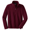 Port Authority Men's Maroon Value Fleece 1/4-Zip Pullover