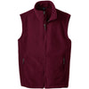 Port Authority Men's Maroon Value Fleece Vest