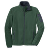Port Authority Men's Forest Green/Battleship Grey Enhanced Value Fleece Full-Zip Jacket