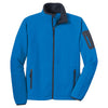 Port Authority Men's Skydiver Blue/Battleship Grey Enhanced Value Fleece Full-Zip Jacket