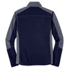 Port Authority Men's True Navy/ Pearl Grey Colorblock Microfleece Jacket
