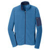 Port Authority Men's Regal Blue/Dress Blue Navy Summit Fleece Full-Zip Jacket