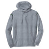 Sport-Tek Men's Grey Heather/Forest Green Tech Fleece Colorblock Hooded Sweatshirt