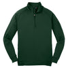 Sport-Tek Men's Forest Green Tech Fleece 1/4-Zip Pullover