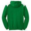 Sport-Tek Men's Kelly Green Pullover Hooded Sweatshirt with Contrast Color