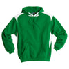 Sport-Tek Men's Kelly Green Pullover Hooded Sweatshirt with Contrast Color