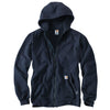 Carhartt Men's Dark Navy Flame-Resistant Heavyweight Zip-Front Hooded Sweatshirt