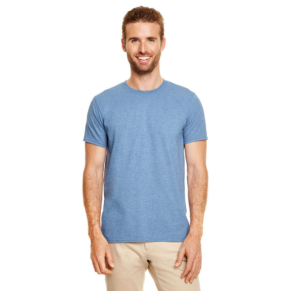Gildan Men\'s Heather Softstyle T-Shirt 4.5 oz. Indigo