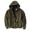Carhartt Men's Tall Army Green Quilted Flannel Lined Sandstone Active Jacket