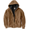 Carhartt Men's Frontier Brown Quilted Flannel Lined Sandstone Active Jacket