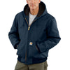 Carhartt Men's Tall Dark Navy Quilted Flannel Lined Duck Active Jacket