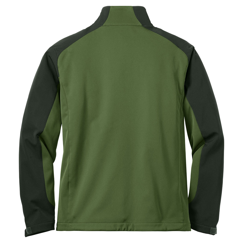 Port Authority Men's Garden Green/Evergreen Gradient Soft Shell Jacket