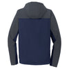 Port Authority Men's Dress Blue Navy/Battleship Grey Hooded Core Soft Shell Jacket