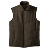 Port Authority Men's Espresso/Foliage Green Puffy Vest