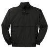 Port Authority Men's Black/Black Classic Poplin Jacket
