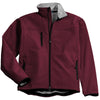 Port Authority Men's Caldera Red/Chrome Glacier Softshell Jacket