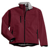 Port Authority Men's Caldera Red/Chrome Tall Glacier Soft Shell Jacket