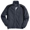 Sport-Tek Men's Graphite Grey/Black Colorblock Raglan Jacket