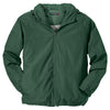 Sport-Tek Men's Forest Green Hooded Raglan Jacket