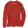 Carhartt Men's Chili Signature Sleeve Logo Long Sleeve T-Shirt