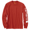 Carhartt Men's Chili Signature Sleeve Logo Long Sleeve T-Shirt