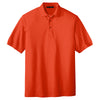 Port Authority Men's Orange Extended Size Silk Touch Polo