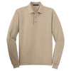 Port Authority Men's Stone Long Sleeve Silk Touch Polo