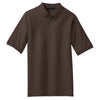 Port Authority Men's Coffee Bean Silk Touch Polo with Pocket