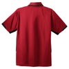 Port Authority Men's Engine Red/Black Tall Dry Zone Colorblock Ottoman Polo